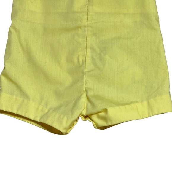 Vintage Yellow and Blue Dog Romper Baby 3-6mo - Picture 6 of 7